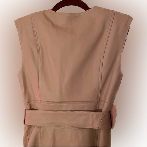 NWT MISHA COLLECTION Loren Leather Mini Dress, Size Aus 8 (US 4) - Picture 5 of 12